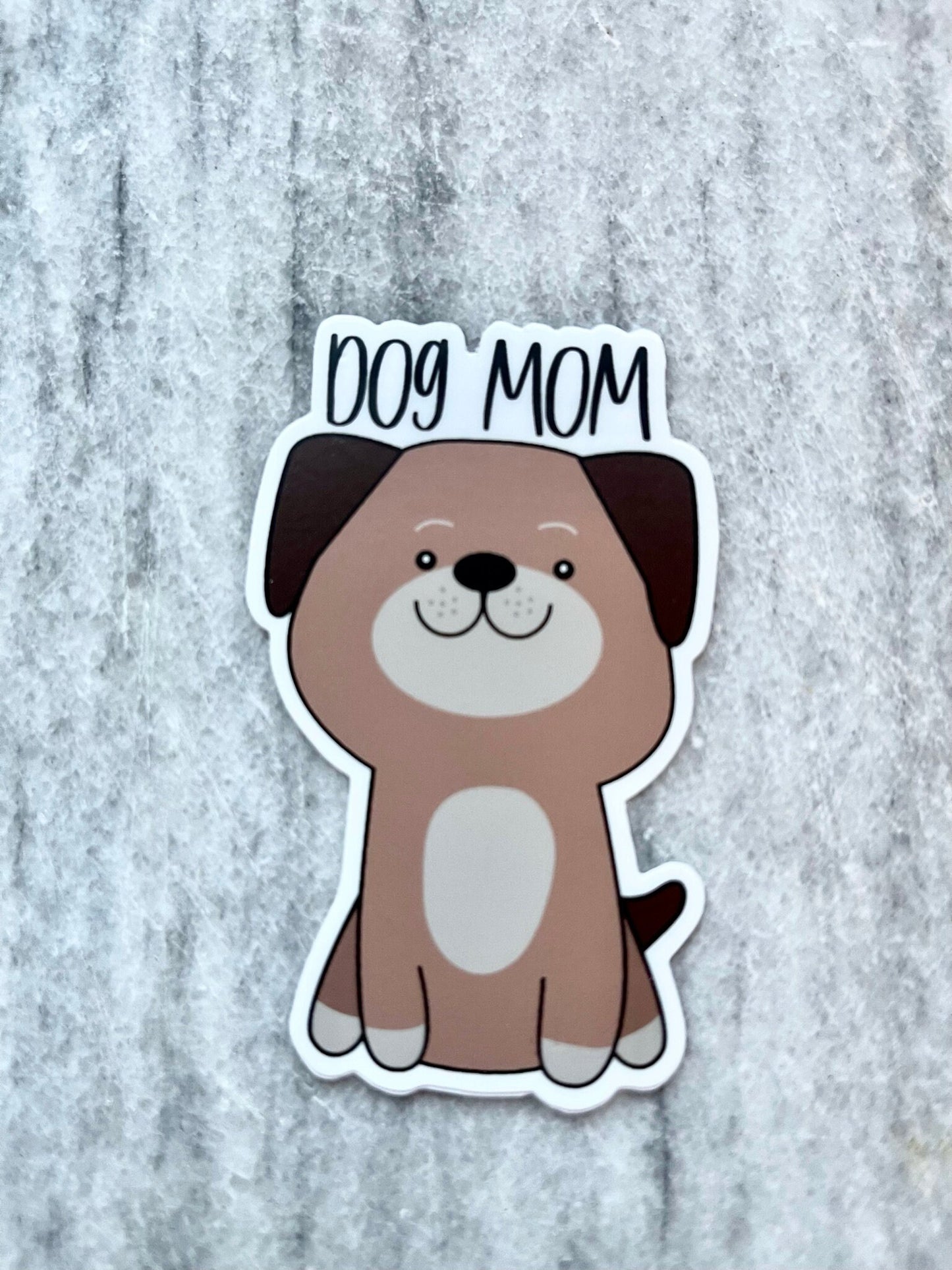 Dog Mom Waterproof Vinyl Sticker