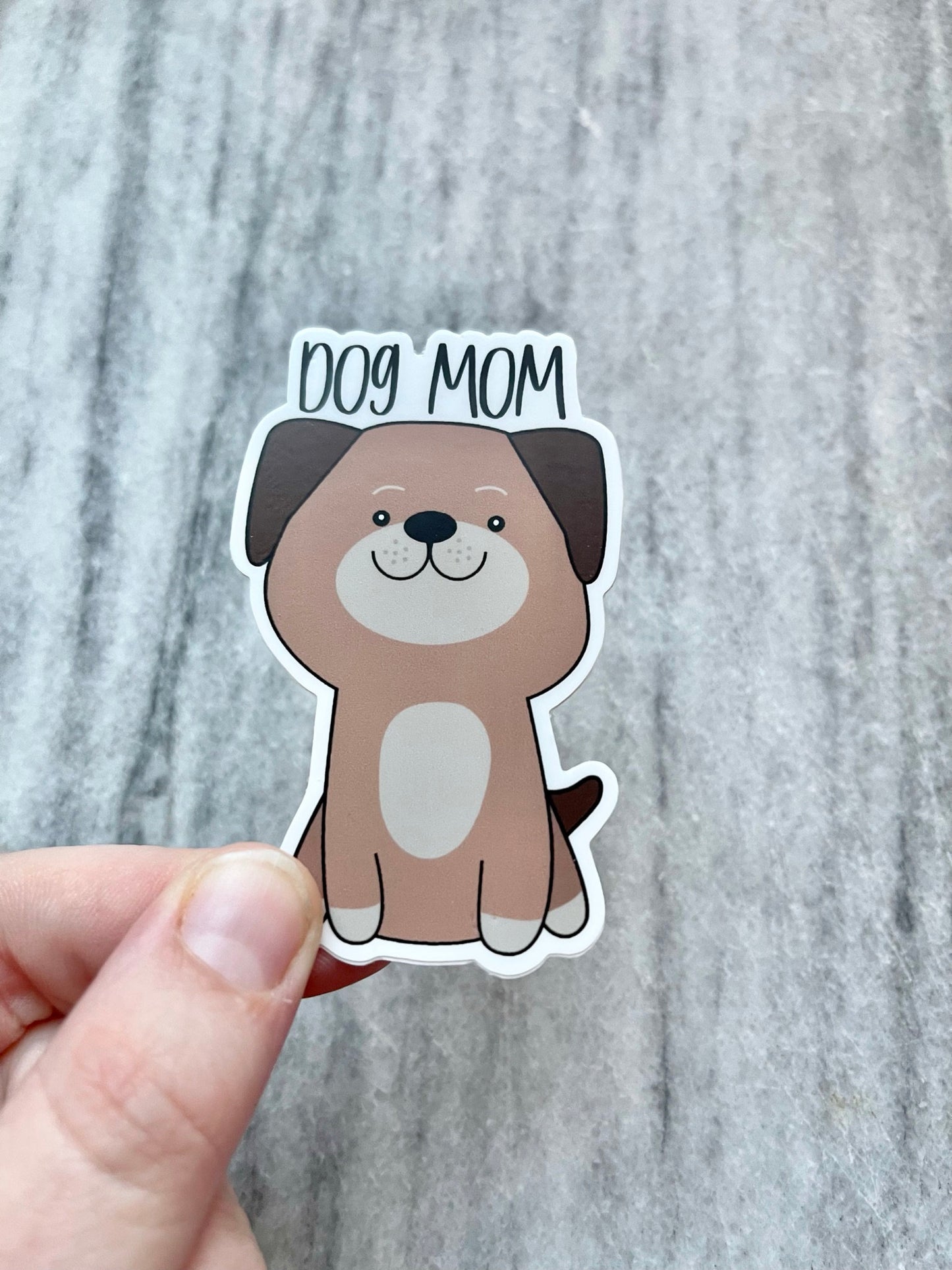 Dog Mom Waterproof Vinyl Sticker