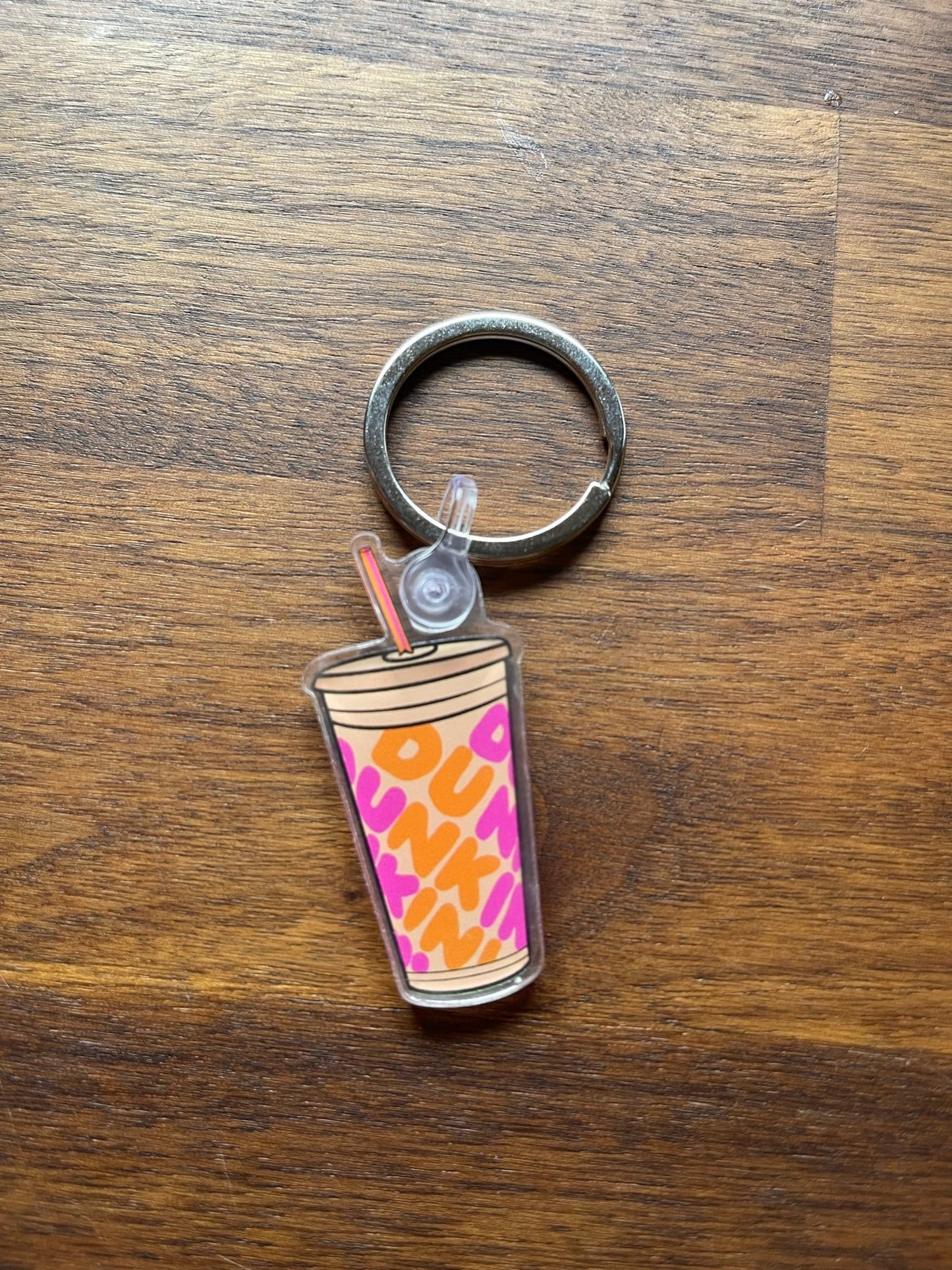 Dunk in Donuts Iced Coffee Cup Keychain