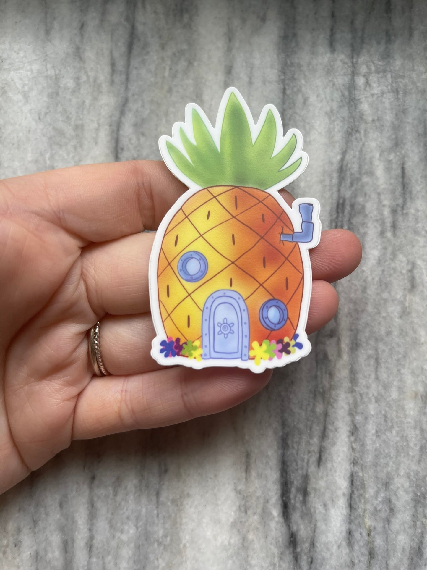 Pineapple House Watetrproof Vinyl Sticker