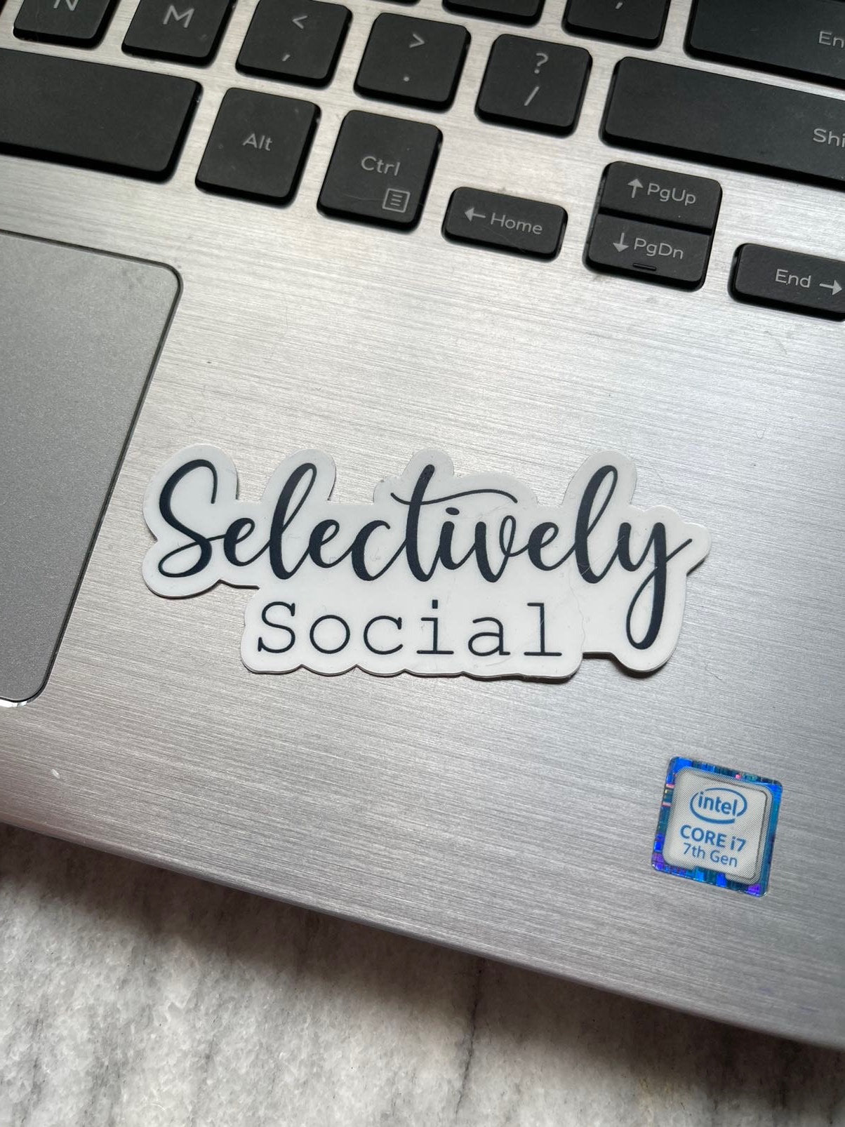 Selectively Social Sticker