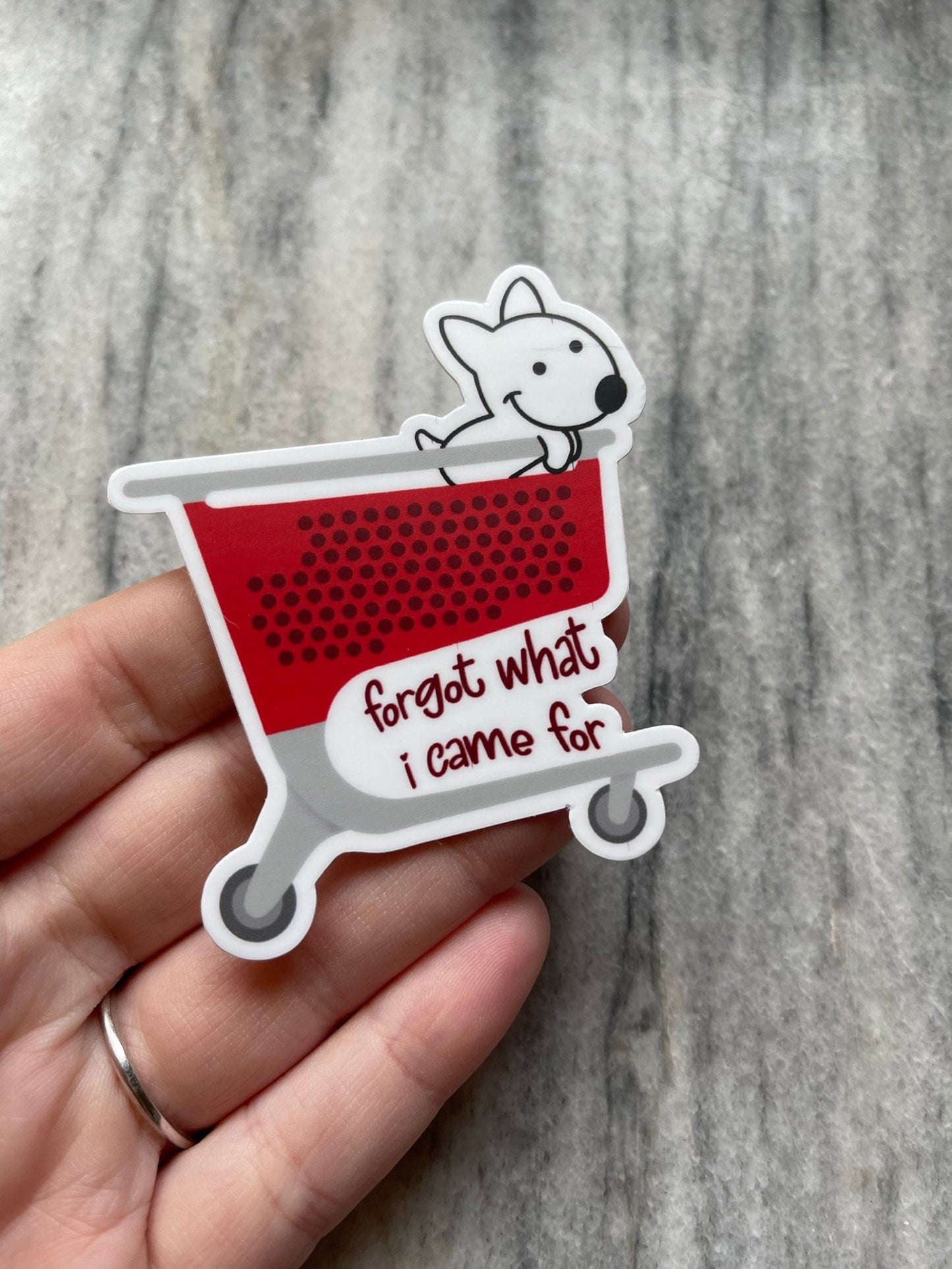 Shopping Cart Sticker