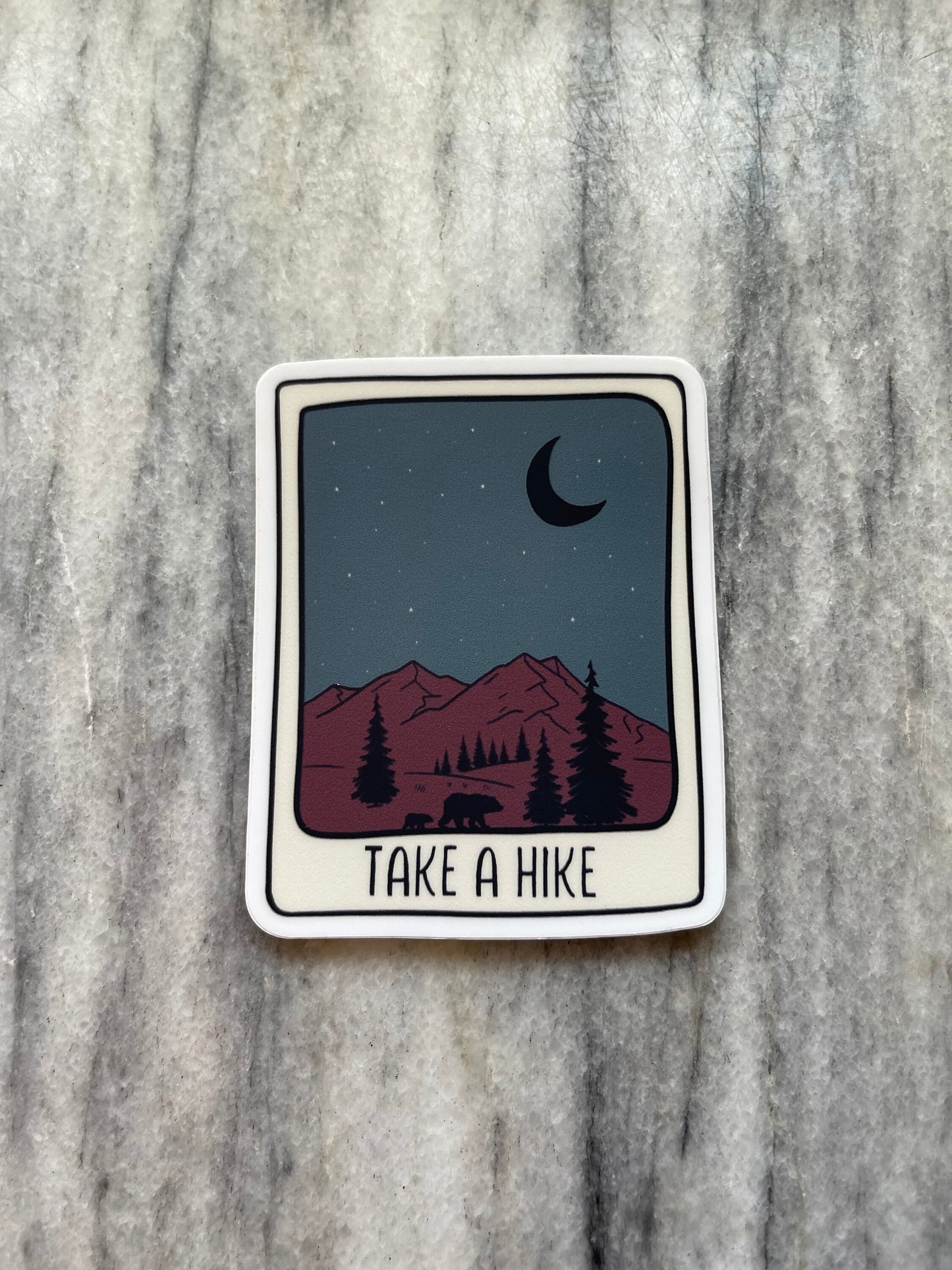Take A Hike Sticker