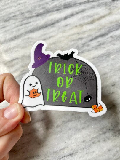 Trick or Treat Halloween Sticker