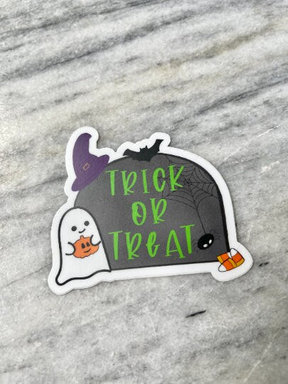 Trick or Treat Halloween Sticker