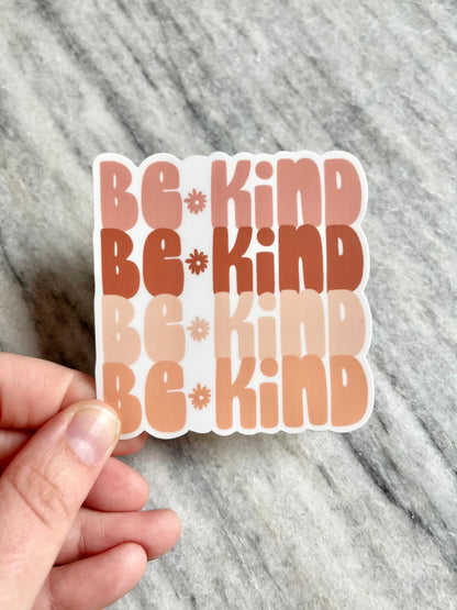 Be Kind Waterproof Vinyl Sticker