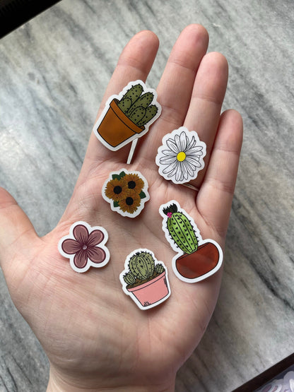 Botanical Mini Sticker Pack (6 Mini Stickers)