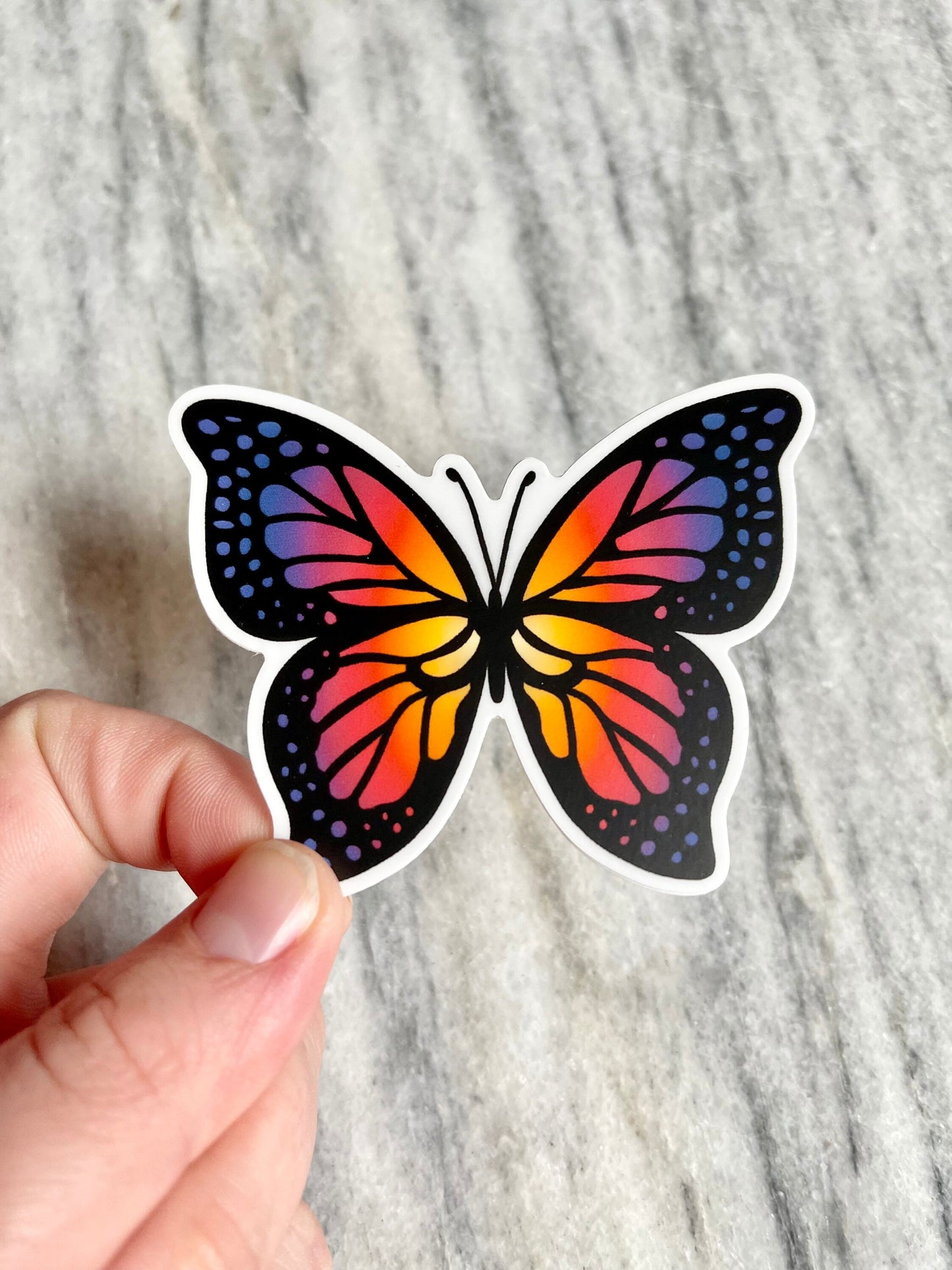 Butterfly Waterproof Vinyl Sticker