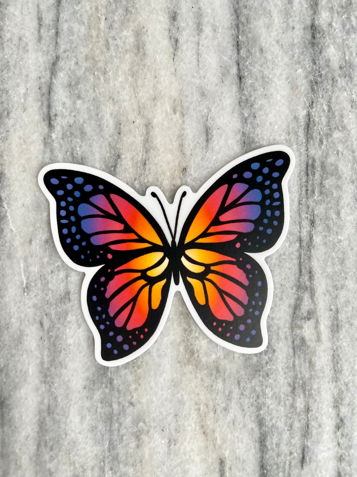 Butterfly Waterproof Vinyl Sticker