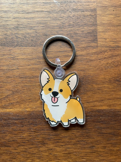 Corgi Dog Keychain