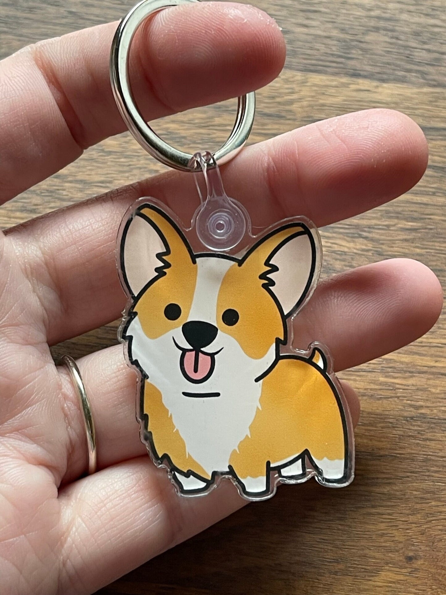 Corgi Dog Keychain