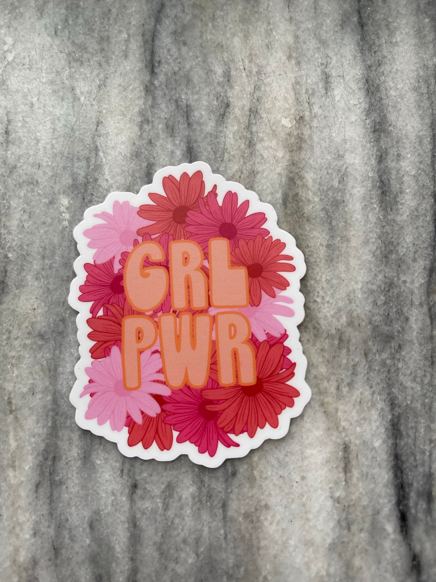 GRL PWR Waterproof Vinyl Sticker