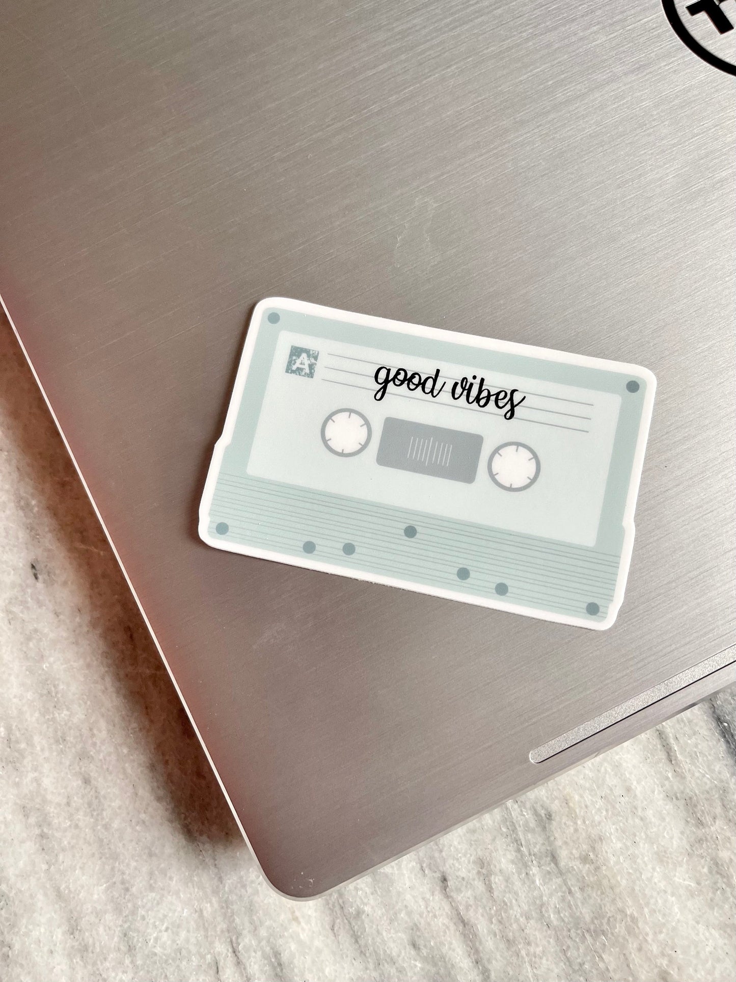 Good Vibes Cassette Tape Waterproof Vinyl Sticker