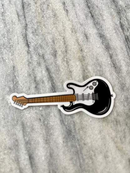 Guitar Waterproof Vinyl Sticker