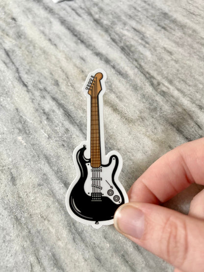 Guitar Waterproof Vinyl Sticker