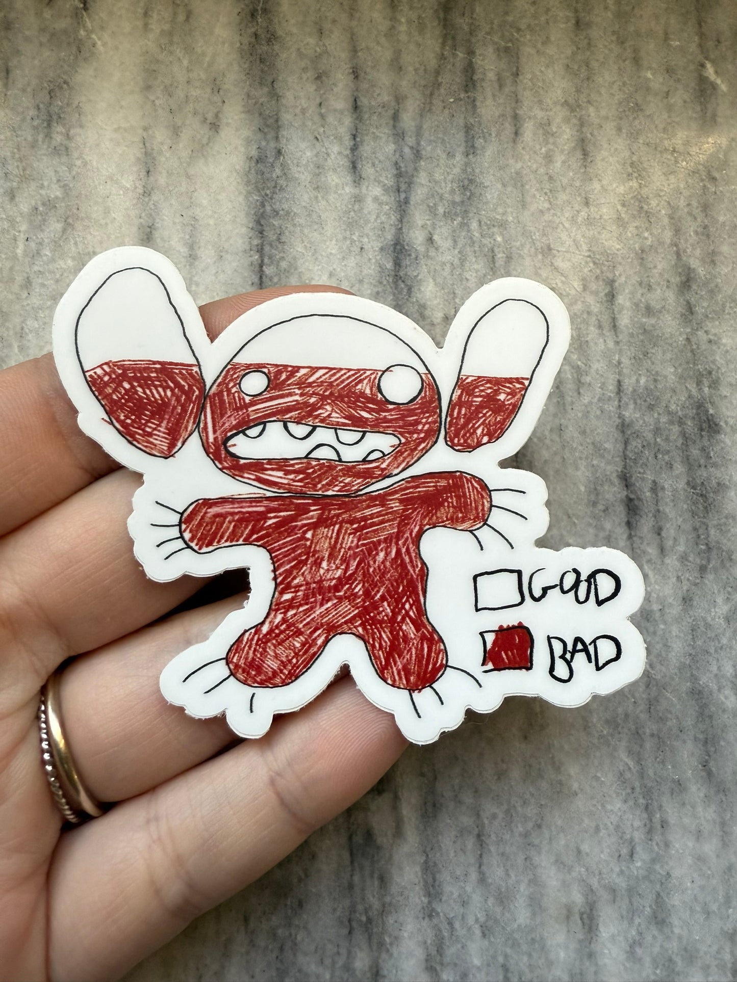 Bad Stitch Waterproof Vinyl Sticker