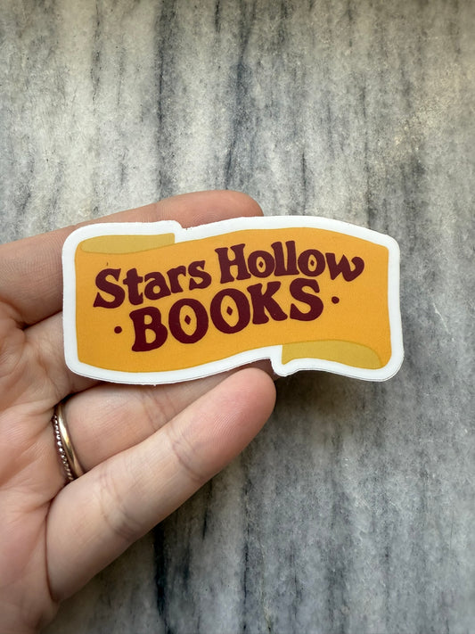 Stars Hollow Books Waterproof Vinyl Sticker