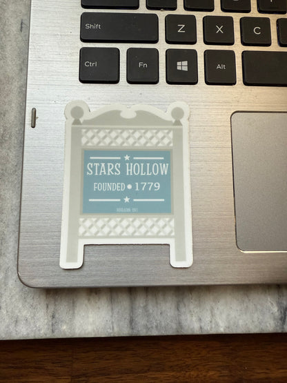 Stars Hollow Sign Waterproof Vinyl Sticker