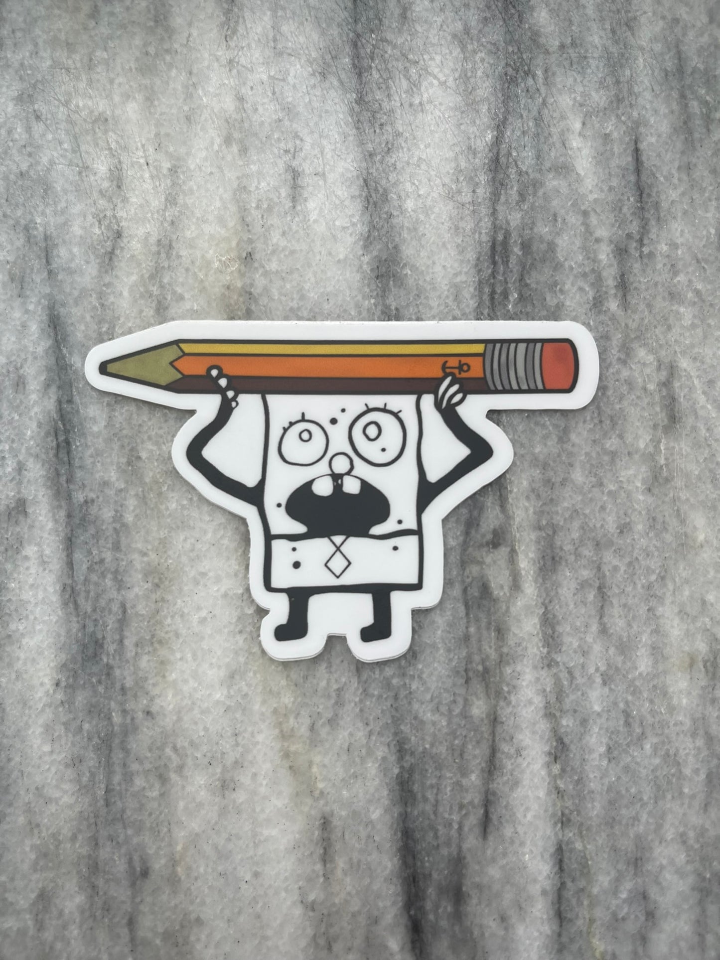 Doodle Boy Waterproof Vinyl Sticker