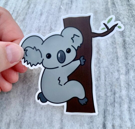 Koala Waterproof Vinyl Sticker