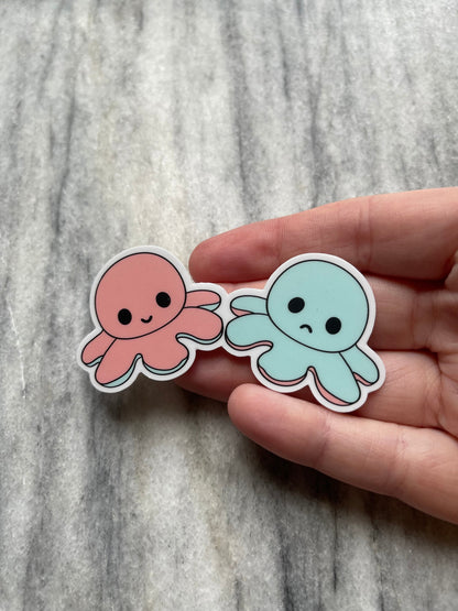 Mood Octopus Waterproof Vinyl Sticker