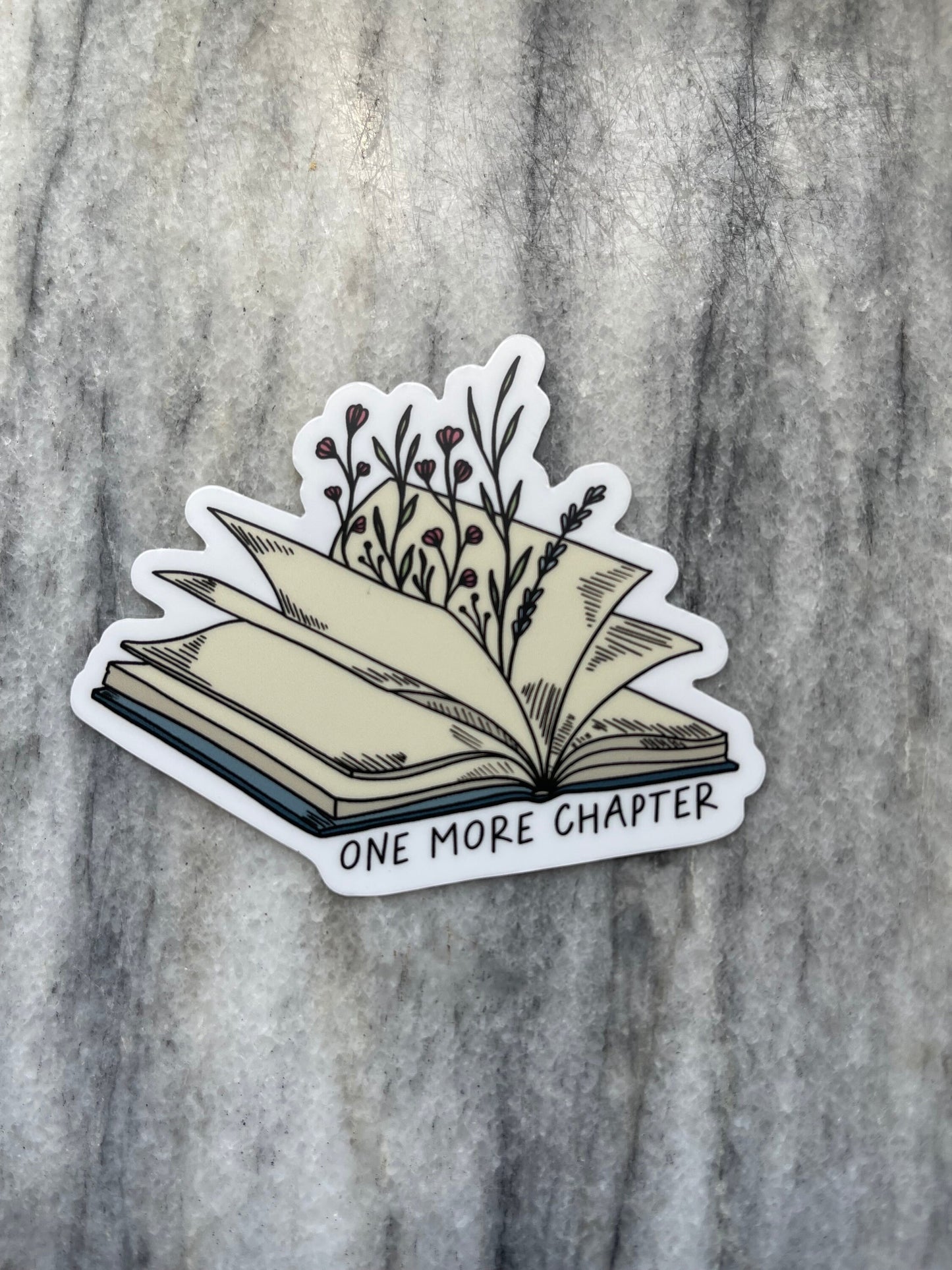 One More Chapter Waterproof Vinyl Sticker