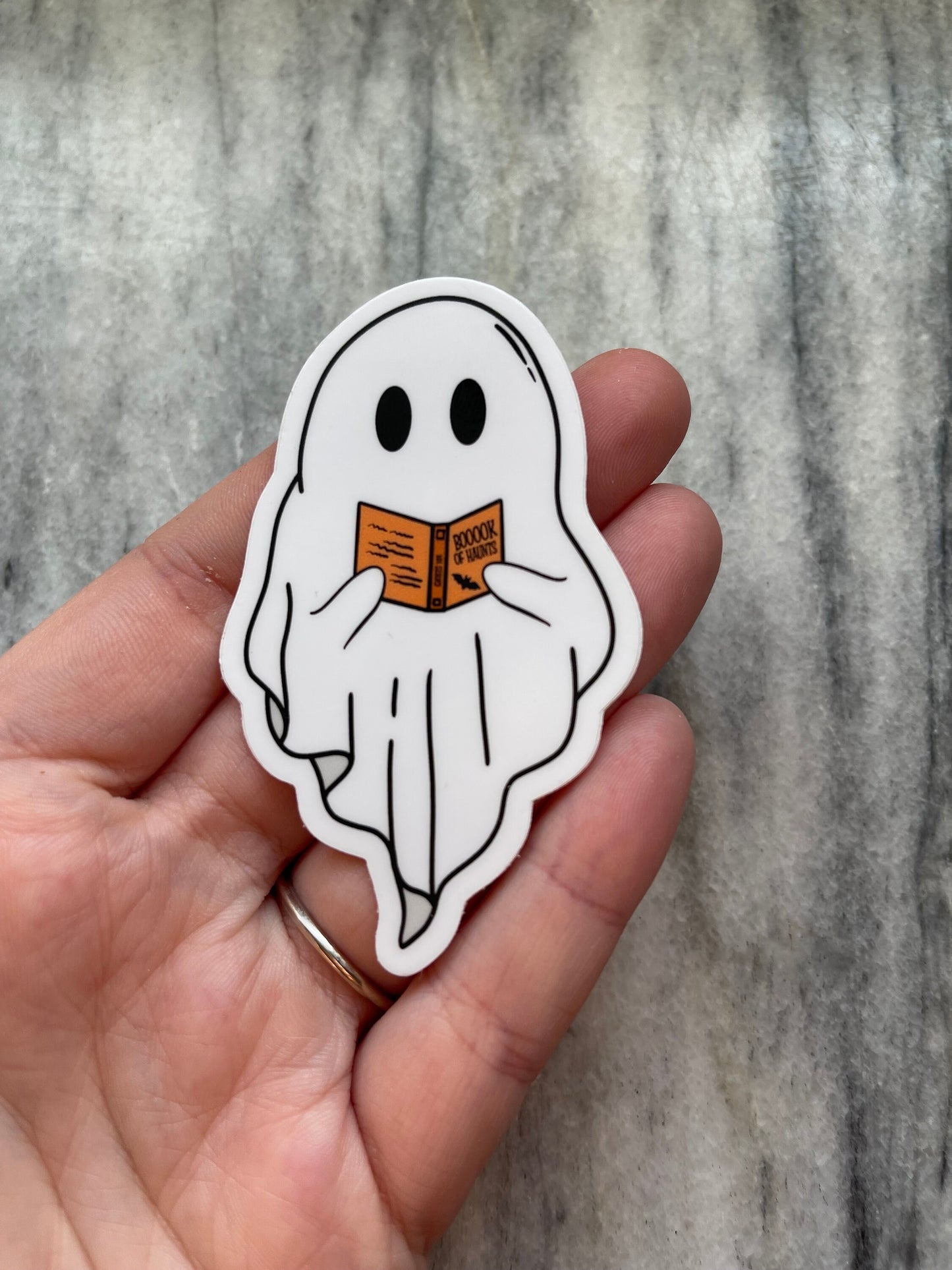 Reading Ghost Waterproof Vinyl Sticker