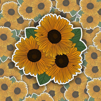 Sunflower Sticker