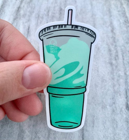 Taco Bell Baja Blast Waterproof Vinyl Sticker