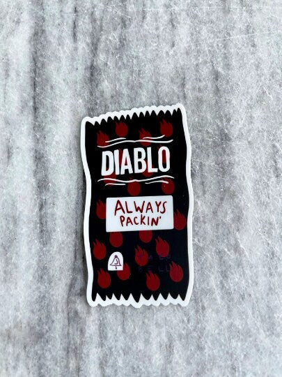 Taco Bell Diablo Sauce Packet Sticker