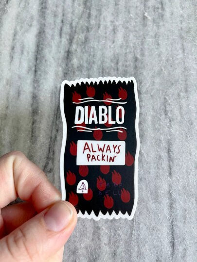 Taco Bell Diablo Sauce Packet Sticker