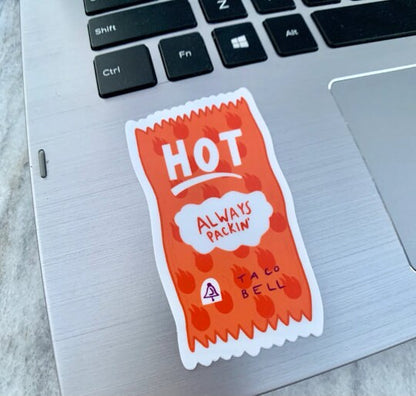 Taco Bell Hot Sauce Packet Sticker