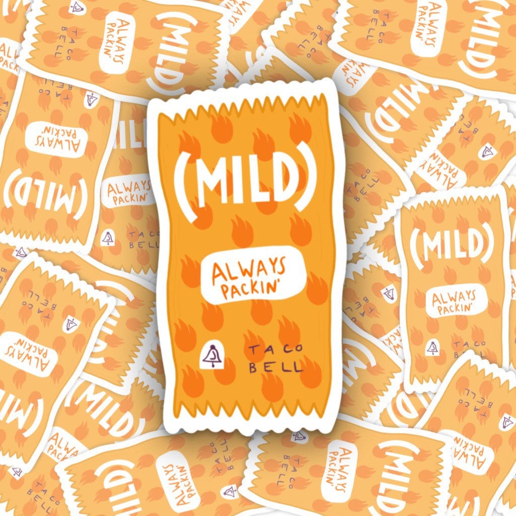 Taco Bell Mild Sauce Packet Sticker